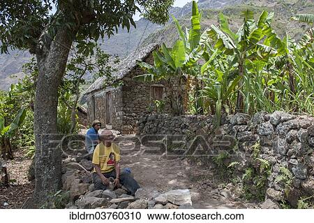 "Banana farmers in Paul Valley, island of Santo Antao, Cape Verde, Africa" View Large Photo Image Stock Image - "Banana farmers in Paul Valley, island of Santo Antao, Cape Verde, Africa". Fotosearch