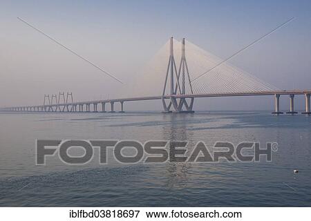 "Bandra–Worli Sea Link, or Rajiv Gandhi Sea Link, Mahim Bay, Mumbai, Maharashtra, India, Asia" View Large Photo Image Stock Photo - "Bandra–Worli Sea Link, or Rajiv Gandhi Sea Link, Mahim Bay, Mumbai, Maharashtra, India, Asia". Fotosearch