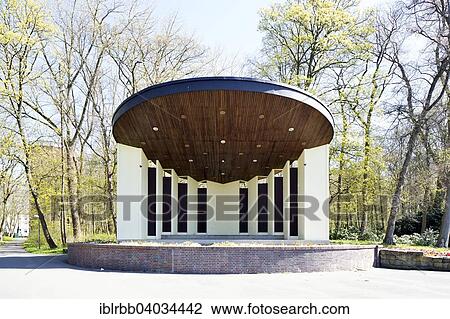 "Bandstand in the spa gardens, Wilhelmshaven, Lower Saxony, Germany, Europe" View Large Photo Image Stock Image - "Bandstand in the spa gardens, Wilhelmshaven, Lower Saxony, Germany, Europe". Fotosearch
