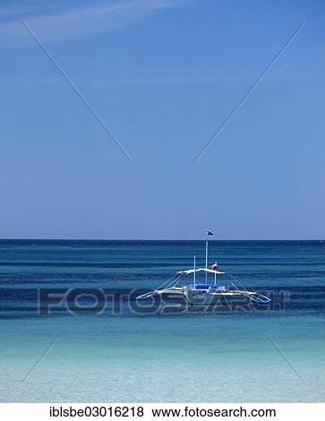 "Banka or outrigger boat on the sea, Boracay, Aklan, Philippines, Asia" View Large Photo Image Stock Photo - "Banka or outrigger boat on the sea, Boracay, Aklan, Philippines, Asia". Fotosearch
