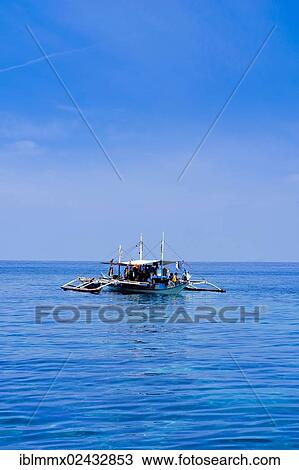 "Banka, traditional Philippine outrigger fishing boat on the ocean, Philippines, Asia" View Large Photo Image Stock Image - "Banka, traditional Philippine outrigger fishing boat on the ocean, Philippines, Asia". Fotosearch