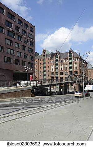 "Bankhaus Woelbern Bank, warehouse, Kibbelstegbruecke bridge, Great Grasbrook, Sandtorkai street, HafenCity, Speicherstadt, Hamburg, Hamburg, Germany, Europe" View Large Photo Image Stock Image - "Bankhaus Woelbern Bank, warehouse, Kibbelstegbruecke bridge, Great Grasbrook, Sandtorkai street, HafenCity, Speicherstadt, Hamburg, Hamburg, Germany, Europe". Fotosearch