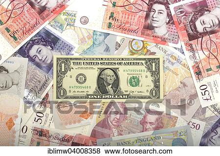 "Banknotes, British Pound Sterling, US Dollar" View Large Photo Image Stock Photo - "Banknotes, British Pound Sterling, US Dollar". Fotosearch