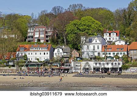 "Banks of the Elbe, Ovelgonne, Othmarschen, Hamburg, Germany, Europe" View Large Photo Image Stock Photo - "Banks of the Elbe, Ovelgonne, Othmarschen, Hamburg, Germany, Europe". Fotosearch