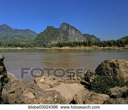 "Banks of the Mekong River near the Pak Ou Caves, Luang Prabang, Luang Prabang Province, Laos, Asia" View Large Photo Image Stock Photograph - "Banks of the Mekong River near the Pak Ou Caves, Luang Prabang, Luang Prabang Province, Laos, Asia". Fotosearch