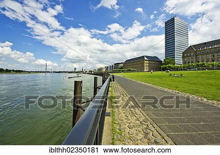 "Banks of the Rhine, Mannesmannufer, Duesseldorf, Rhineland, North Rhine-Westphalia, Germany, Europe" View Large Photo Image Stock Image - "Banks of the Rhine, Mannesmannufer, Duesseldorf, Rhineland, North Rhine-Westphalia, Germany, Europe". Fotosearch
