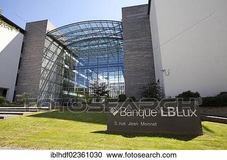 "Banque LBLux building, a subsidiary of BayernLB Bank or Bayerische Landesbank, European quarter, Kirchberg-Plateau, Luxembourg City, Europe, PublicGround" View Large Photo Image Stock Image - "Banque LBLux building, a subsidiary of BayernLB Bank or Bayerische Landesbank, European quarter, Kirchberg-Plateau, Luxembourg City, Europe, PublicGround". Fotosearch