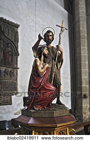 Baptismal font with Christ and John the Baptist, Eichstaett Cathedral, Eichstaett, Bavaria, Germany, Europe View Large Photo Image Stock Image - Baptismal font with Christ and John the Baptist, Eichstaett Cathedral, Eichstaett, Bavaria, Germany, Europe. Fotosearch