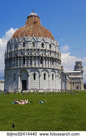 Baptistery, Cathedral, Duomo, Piazza del Duomo, Cathedral Square, UNESCO world heritage site, Campo dei Miracoli, Pisa, Tuscany, Italy, Europe View Large Photo Image Stock Image - Baptistery, Cathedral, Duomo, Piazza del Duomo, Cathedral Square, UNESCO world heritage site, Campo dei Miracoli, Pisa, Tuscany, Italy, Europe. Fotosearch