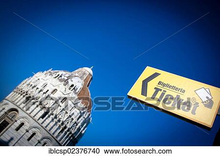 Stock Image - "Baptistry of St John, Pisa, Tuscany, Italy, Europe". Fotosearch