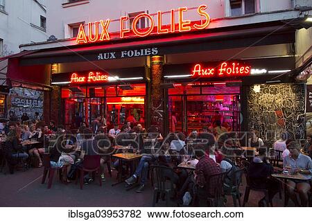 "Bar Aux Folies, Belleville, Paris, France, Europe" View Large Photo Image Stock Image - "Bar Aux Folies, Belleville, Paris, France, Europe". Fotosearch
