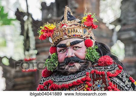 Stock Photo - "Barong and Kris Dance, traditional Balinese dance, Ubud, Bali, Indonesia, Asia". Fotosearch