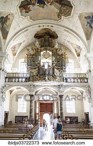 Stock Image - "Baroque Abbey Church of Saint Peter in the Black Forest, St. Peter, Black Forest, Baden-Wurttemberg, Germany, Europe". Fotosearch