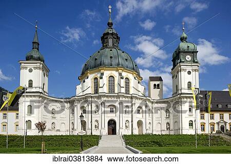 "Baroque Benedictine Abbey, monastery church, Ettal Abbey, Ettal, Upper Bavaria, Bavaria, Germany, Europe" View Large Photo Image Picture - "Baroque Benedictine Abbey, monastery church, Ettal Abbey, Ettal, Upper Bavaria, Bavaria, Germany, Europe". Fotosearch