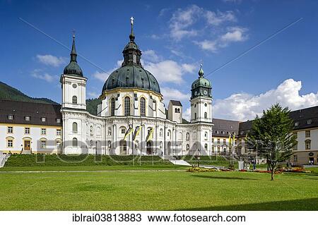 "Baroque Benedictine Abbey, monastery church, Ettal Abbey, Ettal, Upper Bavaria, Bavaria, Germany, Europe" View Large Photo Image Stock Image - "Baroque Benedictine Abbey, monastery church, Ettal Abbey, Ettal, Upper Bavaria, Bavaria, Germany, Europe". Fotosearch