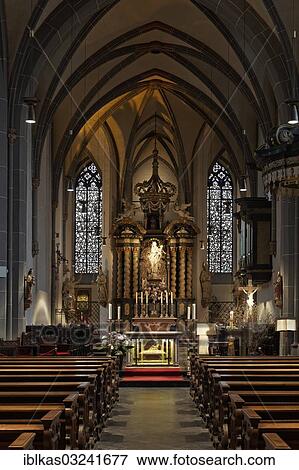 "Baroque high altar and pulpit, Basilica of St. Lambertus, historic center, Dusseldorf, Rhineland, North Rhine-Westphalia, Germany, Europe" View Large Photo Image Stock Photo - "Baroque high altar and pulpit, Basilica of St. Lambertus, historic center, Dusseldorf, Rhineland, North Rhine-Westphalia, Germany, Europe". Fotosearch