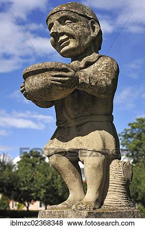 "Baroque sculpture of a grotesque dwarf, the Egg Man, Garden of the Hesperides, 17th-18th century, Johannisstr. 41-47, Johannis district, Nuremberg, Middle Franconia, Bavaria, Germany, Europe" View Large Photo Image Stock Photo - "Baroque sculpture of a grotesque dwarf, the Egg Man, Garden of the Hesperides, 17th-18th century, Johannisstr. 41-47, Johannis district, Nuremberg, Middle Franconia, Bavaria, Germany, Europe". Fotosearch