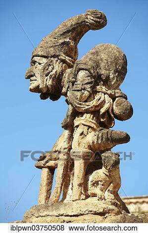 "Baroque statue on the wall of Villa Palagonia, Bagheria, Sicily, Italy, Europe" View Large Photo Image Stock Photo - "Baroque statue on the wall of Villa Palagonia, Bagheria, Sicily, Italy, Europe". Fotosearch