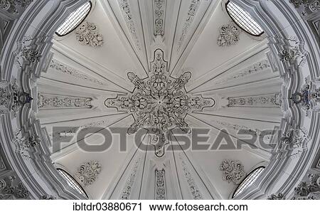 "Baroque stucco work at the cupola of the San Francisco church, Priego de Cordoba, Cordoba province, Andalusia, Spain, Europe" View Large Photo Image Stock Image - "Baroque stucco work at the cupola of the San Francisco church, Priego de Cordoba, Cordoba province, Andalusia, Spain, Europe". Fotosearch