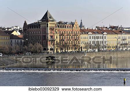 "Barrage near the Charles Bridge on the Vltava river, Prague, Czech Republic, Europe" View Large Photo Image Stock Photo - "Barrage near the Charles Bridge on the Vltava river, Prague, Czech Republic, Europe". Fotosearch