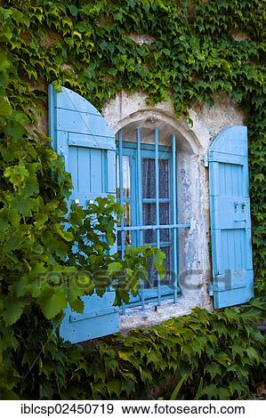 "Barred window with shutters, Bonnieux, Vaucluse, Provence, France, Europe" View Large Photo Image Stock Photo - "Barred window with shutters, Bonnieux, Vaucluse, Provence, France, Europe". Fotosearch