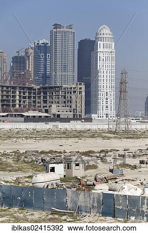 Barren land with high-rise buildings, urban development area, Nakheel Harbour, Dubai, United Arab Emirates, Middle East, Asia View Large Photo Image Stock Image - Barren land with high-rise buildings, urban development area, Nakheel Harbour, Dubai, United Arab Emirates, Middle East, Asia. Fotosearch