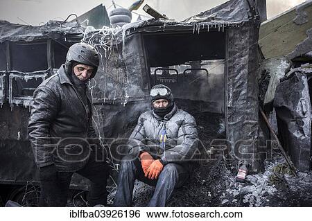 "Barricades, battle on Hrushevskoho Street, Euromaidan, Kiev, Ukraine, Europe" View Large Photo Image Stock Photograph - "Barricades, battle on Hrushevskoho Street, Euromaidan, Kiev, Ukraine, Europe". Fotosearch