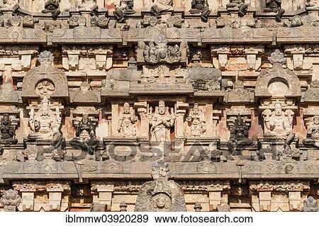 Stock Photo - "Bas-relief with Indian gods, Airavatesvara Temple, Darasuram, Tamil Nadu, India, Asia". Fotosearch