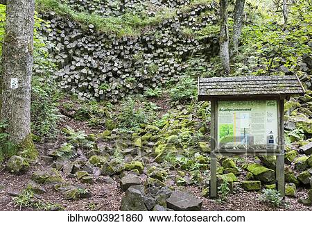 "Basalt prism wall, polygonal columns of solidified lava, about 20 million years, Rhon Biosphere Reserve, UNESCO biosphere reserve, Oberelsbach, Bavaria, Germany, Europe" View Large Photo Image Stock Image - "Basalt prism wall, polygonal columns of solidified lava, about 20 million years, Rhon Biosphere Reserve, UNESCO biosphere reserve, Oberelsbach, Bavaria, Germany, Europe". Fotosearch