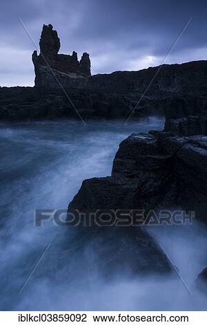 "Basalt rocks of Londrangar, Snaefellsnes, Iceland, Europe" View Large Photo Image Stock Image - "Basalt rocks of Londrangar, Snaefellsnes, Iceland, Europe". Fotosearch