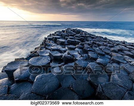 "Basaltic rocks, headland with the Atlantic Ocean, Giant's Causeway, Coleraine, Northern Ireland, United Kingdom, Europe" View Large Photo Image Stock Photo - "Basaltic rocks, headland with the Atlantic Ocean, Giant's Causeway, Coleraine, Northern Ireland, United Kingdom, Europe". Fotosearch