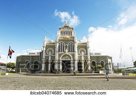 "Basilica de Nuestra Senora de los Angeles, Province of Cartago, Costa Rica, North America" View Large Photo Image Stock Photography - "Basilica de Nuestra Senora de los Angeles, Province of Cartago, Costa Rica, North America". Fotosearch