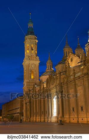 "Basilica del Pilar, Plaza del Pilar square, Zaragoza, Aragon, Spain, Europe" View Large Photo Image Stock Image - "Basilica del Pilar, Plaza del Pilar square, Zaragoza, Aragon, Spain, Europe". Fotosearch