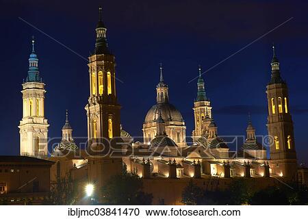 "Basilica del Pilar, Zaragoza, Aragon, Spain, Europe" View Large Photo Image Stock Image - "Basilica del Pilar, Zaragoza, Aragon, Spain, Europe". Fotosearch