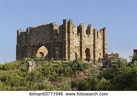 "Basilica in the ancient city of Aspendos, Pamphylia, Antalya Province, Turkey, Asia" View Large Photo Image Stock Photograph - "Basilica in the ancient city of Aspendos, Pamphylia, Antalya Province, Turkey, Asia". Fotosearch