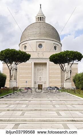 "Basilica minor, Santi Pietro e Paolo a Via Ostiense, St. Peter and Paul, by Arnaldo Foschini, in collaboration with Tullio Rossi, Costantino Vetriani and Alfredo Energici, 1939 - 1955, EUR district, Rome, Lazio, Italy, Europe" View Large Photo Image Stock Photo - "Basilica minor, Santi Pietro e Paolo a Via Ostiense, St. Peter and Paul, by Arnaldo Foschini, in collaboration with Tullio Rossi, Costantino Vetriani and Alfredo Energici, 1939 - 1955, EUR district, Rome, Lazio, Italy, Europe". Fotosearch