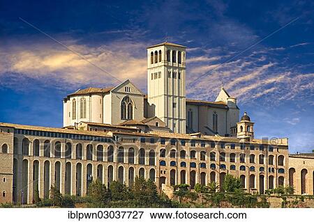 "Basilica of San Francesco d'Assisi or Basilica Papale di San Francesco, Assisi, Umbria, Italy, Europe" View Large Photo Image Stock Photo - "Basilica of San Francesco d'Assisi or Basilica Papale di San Francesco, Assisi, Umbria, Italy, Europe". Fotosearch