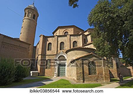 Picture - "Basilica of San Vitale, UNESCO World Heritage Site, Ravenna, Adriatic, Emilia-Romagna region, Italy, Europe". Fotosearch