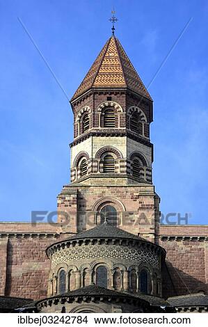 Picture - "Basilica Saint Julien, Brioude, Auvergne, France, Europe". Fotosearch