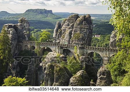 "Bastei Bridge, Elbe Sandstone Mountains, Saxony, Germany, Europe" View Large Photo Image Stock Photo - "Bastei Bridge, Elbe Sandstone Mountains, Saxony, Germany, Europe". Fotosearch