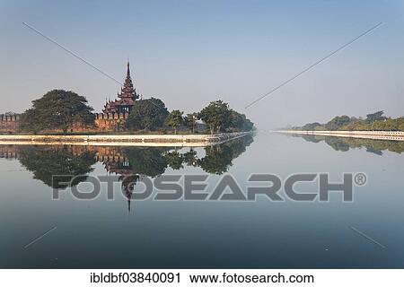 "Bastion at Mandalay Palace with reflections, Mandalay, Mandalay Region, Myanmar, Asia" View Large Photo Image Stock Image - "Bastion at Mandalay Palace with reflections, Mandalay, Mandalay Region, Myanmar, Asia". Fotosearch