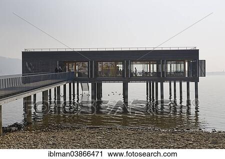 "Bathhouse at the Kaiserstrand, Lochau, Lake Constance, Vorarlberg, Austria, Europe" View Large Photo Image Stock Image - "Bathhouse at the Kaiserstrand, Lochau, Lake Constance, Vorarlberg, Austria, Europe". Fotosearch