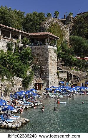 "Bathing bay in Antalya, Turkish Riviera, Turkey, Asia" View Large Photo Image Stock Image - "Bathing bay in Antalya, Turkish Riviera, Turkey, Asia". Fotosearch
