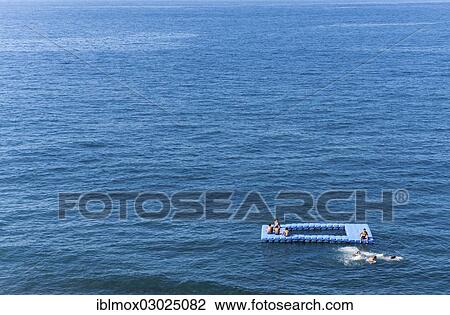 "Bathing """"island"""" for swimmers near the coast, Funchal, Porto de Camara de Lobos, Madeira, Portugal, Europe" View Large Photo Image Stock Image - "Bathing """"island"""" for swimmers near the coast, Funchal, Porto de Camara de Lobos, Madeira, Portugal, Europe". Fotosearch