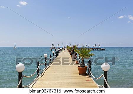 "Bathing jetty of the Topkapi Palace Hotel, Kundu, Aksu, Turkish Riviera, Antalya Province, Mediterranean area, Turkey, Asia" View Large Photo Image Stock Photography - "Bathing jetty of the Topkapi Palace Hotel, Kundu, Aksu, Turkish Riviera, Antalya Province, Mediterranean area, Turkey, Asia". Fotosearch