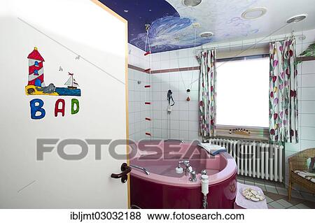 "Bathroom with a birthing bath in a maternity ward, Germany, Europe" View Large Photo Image Stock Photo - "Bathroom with a birthing bath in a maternity ward, Germany, Europe". Fotosearch