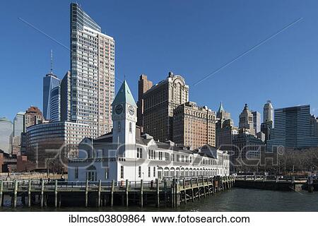 Picture - "Battery Park, southern tip of Manhattan, New York City, New York, USA". Fotosearch