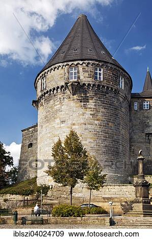Stock Photo - "Battery Tower, Bentheim Castle, Bad Bentheim, Lower Saxony, Germany, Europe". Fotosearch