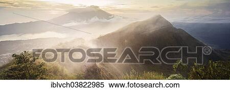 "Batur Volcano and Lake Batur at sunrise, Kendisan, Toya Bungkah, Bali, Indonesia, Asia" View Large Photo Image Stock Photography - "Batur Volcano and Lake Batur at sunrise, Kendisan, Toya Bungkah, Bali, Indonesia, Asia". Fotosearch