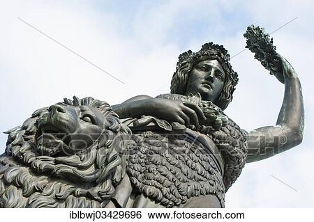 "Bavaria, statue by Ferdinand von Miller, in front of the Ruhmeshalle, Hall of Fame, Munich, Upper Bavaria, Bavaria, Germany, Europe" View Large Photo Image Stock Photograph - "Bavaria, statue by Ferdinand von Miller, in front of the Ruhmeshalle, Hall of Fame, Munich, Upper Bavaria, Bavaria, Germany, Europe". Fotosearch